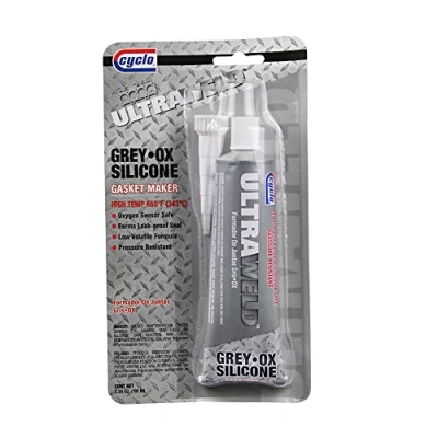 Image of Cyclo Ultraweld® Grey Silicone Gasket Maker Hi Temp RTV Sealant 3oz / 85g