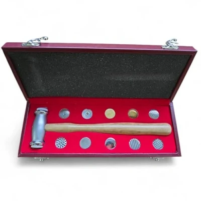 Image of Texturing Hammer Set with 12 Interchangeable Faces, Jewellery Making Tools, Metal Forming Hammer, Boxed Set, Gift Ideas, PTL®