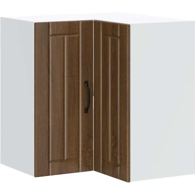 Image of vidaXL Kitchen Wall Corner Cabinet Lucca Brown Oak Engineered Wood