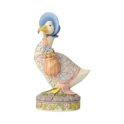 Image of Beatrix Potter by Jim Shore Wearing a Shawl and Poke Bonnet Jemima Puddle Duck Figurine