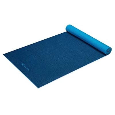 Image of Gaiam Unisex Yoga Mat, Navy/Blue, One Size
