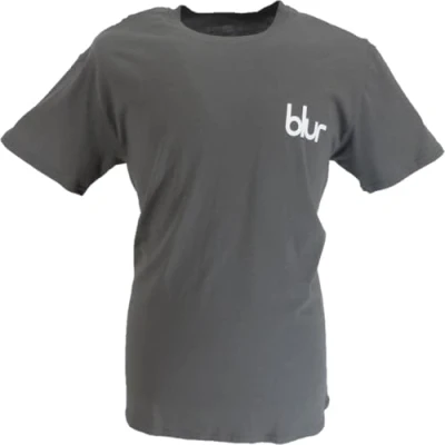 Image of Mazeys Mens Official Blur T Shirts (UK, Alpha, M, Regular, Parklife Grey)