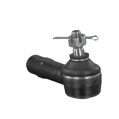 Image of 485204F125, 485206F625 Track rod end FEBI BILSTEIN 12797 Front Axle Left, Right with crown nut NISSAN: MICRA 2
