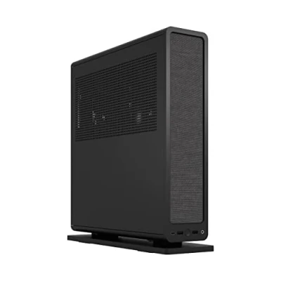 Image of Fractal Design Ridge Black PCIe 4.0 riser card included 2x 140mm PWM Aspect fans Type C USB m ITX PC Gaming Case
