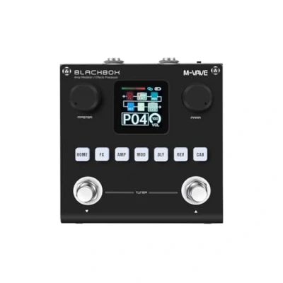Image of M Vave Blackbox Bluetooth MIDI Controller Portable and Versatile Footswitch for Guitar, Bass, DAW Control, Wireless Connectivity, Rechargeable, Live Studio