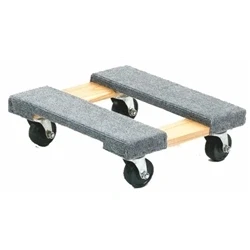 Image of Interconnecting Dollies; 460 x 310; Swivel Castors; Hardwood Wood/Grey