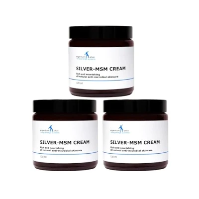 Image of argentum plus Silver MSM Cream 3 x 120 ml