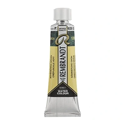 Image of Rembrandt Watercolour Tube 10 ml Dusk Green 630