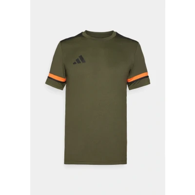 Image of adidas Men&#039;s SQUADRA25 Jersey Short Sleeve, Night Cargo/Black/Semi Impact Orange, 3XL