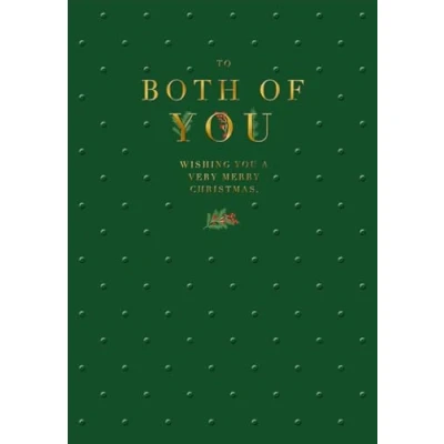 Image of Cards Hallmark To Both of You Wishing a Very Merry Christmas, Green