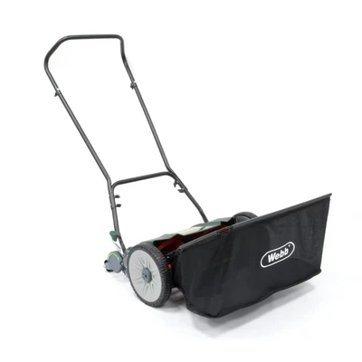 Image of WEBB WEH18 Cordless Cylinder Lawn Mower Green &amp; Black