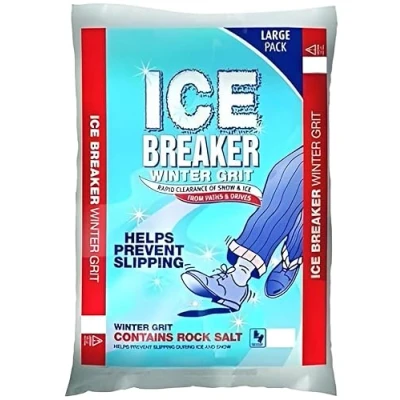 Image of indigo® White De Icing Rock Salt for Winter Ice and Snow Approx 25Kg