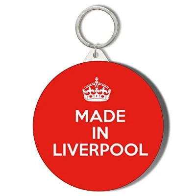 Image of Gift Insanity MADE IN LIVERPOOL 45mm Keyring