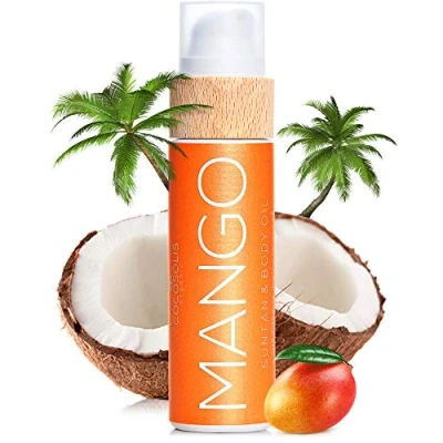 Image of COCOSOLIS Mango Tan Accelerator with Vitamin E, Bio Oil Body Lotion for Natural (110)