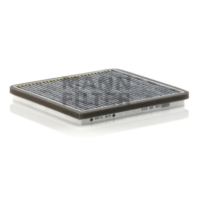 Image of 95215156, 95528634, EC95215156 Pollen Filter MANN CUK 20 010 Activated Carbon 200mm 214mm 20mm CHEVROLET: Spark