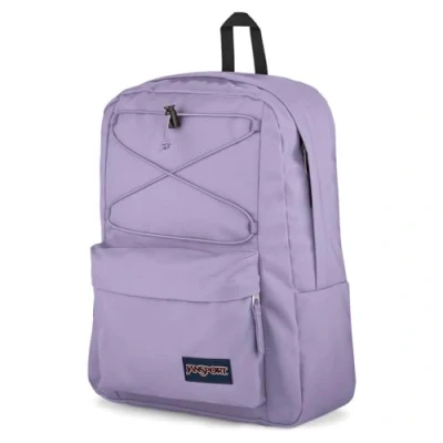 Image of JanSport Flex Pack Backpack, 15 inch Padded Laptop Compartment, Pastel Lilac (Purple)