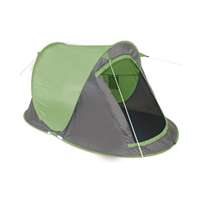 Image of Yellowstone Waterproof Fast Pitch Unisex Outdoor Pop Up Tent, Multicolour (Lime), 2 Persons