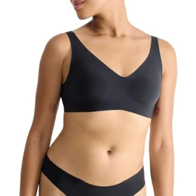 Image of Sloggi Women&#039;s Zero Feel 2.0 Soft Bra, Black, M