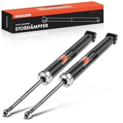 Image of Frankberg 2x Shock Absorber Strut Rear Axle Compatible with 3 Series E46 316 330 1998 2005 Touring 1995 Coupe 1999 2006 Replace# 33521091245