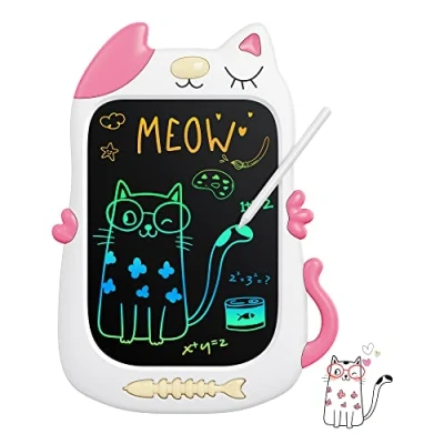 Image of Girls Toys for 3 4 5 6 7 Years Old Girls, LCD Writing Tablet Kids, 8.5 inch Doodle Board Drawing Pad Toddler Educational Kids Christmas Birthday Gifts