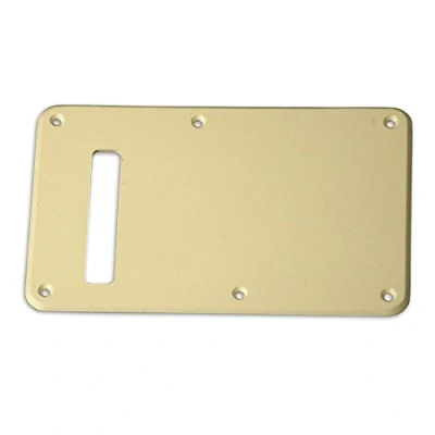 Image of VANSON Premium Quality Tremolo Cover Backplate to fit Fender USA, MEX Stratocaster Strat (1 Ply, Ivory)