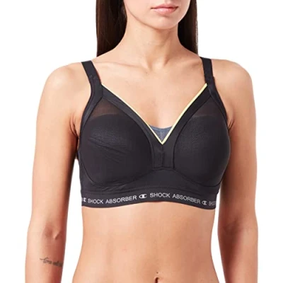 Image of Shock Absorber BRA Active Shaped support High sports bra, Women&#039;s, Size: 32E, Black