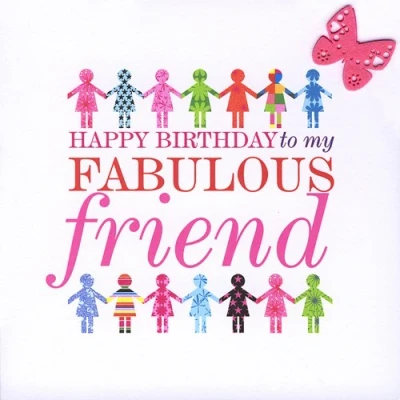 Image of Claire Giles Sherbet Sundaes Happy Birthday Friend Card