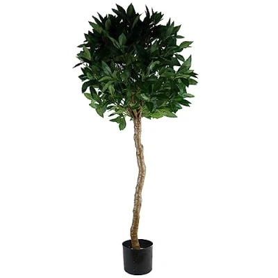Image of Leaf Protected Artificial Topiary, 120cm UV Bay Tree