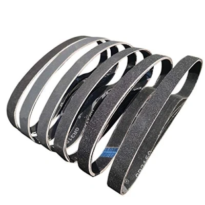 Image of 24 PCS 1 x 30 Inch Silicon Carbide Sanding Belts Assortment 80, 120, 240, 400, 800, 1000 Grits Premium Sander For Knife Sharpening and Metalworking