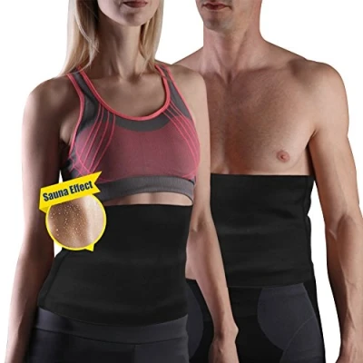 Image of Yosoo Hot Swimming Belt Ab Sweat Enhancing Neoprene Thermal Weight Loss Slimming Corset Sauna for Men and Women(S)