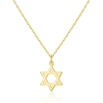 Image of Philip Jones Gold Plated Star of David Necklace
