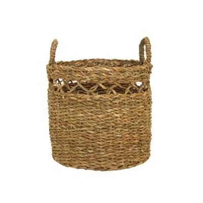 Image of Natural Seagrass Storage Basket (Large)