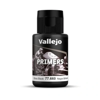 Image of Acrylicos Vallejo 32 ml Metal Color Gloss Black Primer