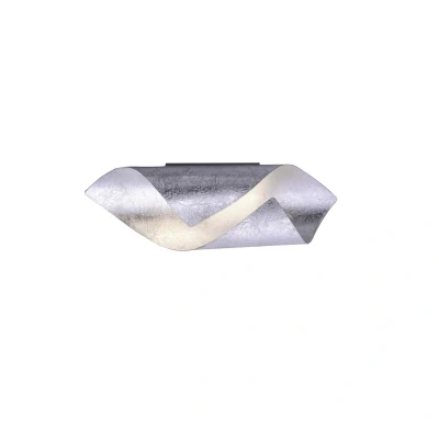 Image of Nevis Integrated LED Wall Lamp Silver 2x 3W 3000K