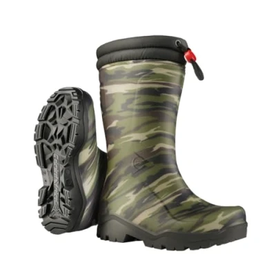 Image of Dunlop Protective Footwear Kids Blizzard Knee High Boot, Camouflage, 10 UK