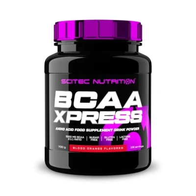 Image of Scitec Nutrition BCAA Xpress Amino Acid Powder 700g, Blood Orange 111304
