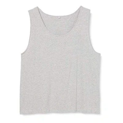 Image of Build Your Brand Jersey Big Tank Heather Grey S