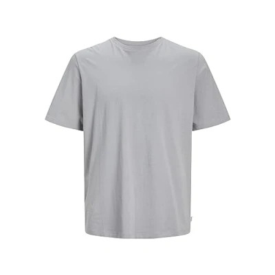 Image of Jack &amp; Jones TEE SS O NECK NOOS Basic Tshirt, Men&#039;s, Size: Small, Ultimate grey