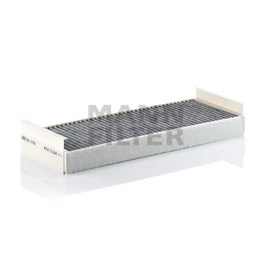 Image of 81619100019, 81619100030, 81619100033, 81619100040, 81619100045 Pollen Filter MANN CUK 4795 Activated Carbon 466mm 183mm 70mm MAN: TGX
