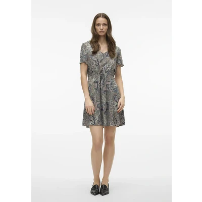 Image of Vero Moda Vmeasy Short Dress Day dress, Women&#039;s, Size: Small, Laurel wreath/kira