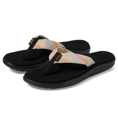Image of Teva Women&#039;s Voya Flip Flop, Magic Peach Bloom, 7 UK