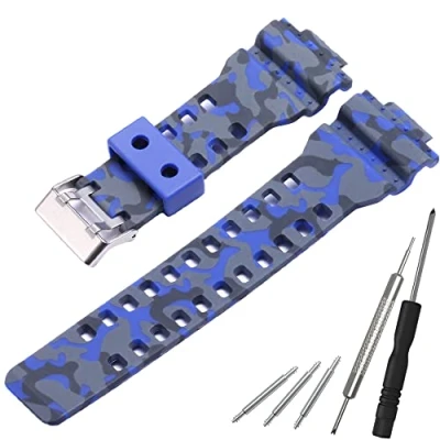 Image of WRISTARMOR Resin Replacement Watch Band for Casio G Shock GD120 GA 100 110 700 Mens Strap Accessories