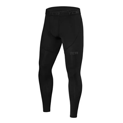 Image of TCA Boys&#039; Pro Performance Compression Leggings Thermal Base Layer Tights Navy Blazer, 12 14 Years