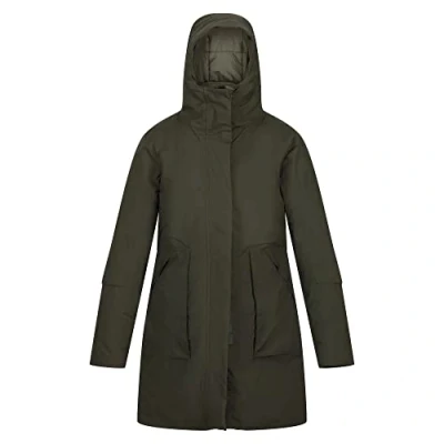 Image of Regatta Women&#039;s Yewbank Ii Jackets Waterproof Insulated, Dark Khaki, 18 UK