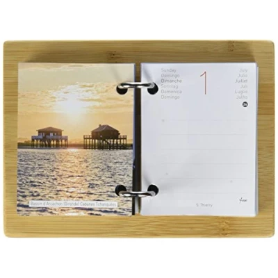 Image of Yvon Diary Refill + Bamboo Holder