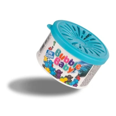 Image of BUBBLEBABY Ocean Spa Fragranced Organic Tub Long Lasting Car Air Freshener &amp; Odour Eliminator (Pack of 1), Mint