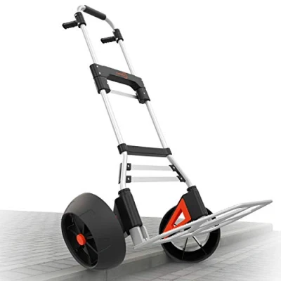 Image of CAMBA Moova Sack Truck; Folding Trolley and Garden Cart; Stair Climbing Wheel Technology; Heavy Duty 100Kg Load Capacity
