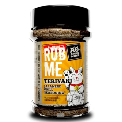 Image of Angus and Oink Rub Me Teriyaki Japanese Grill Seasoning 220g
