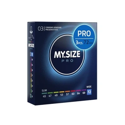 Image of MY.SIZE PRO Condom Size 8, 72 mm, XXL, 3 Condoms Perfect fit and a Suitable for Everybody