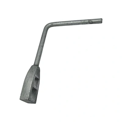 Image of Galvanised Canal Boat Windlass Handle (British Waterways Lock Gate Key)